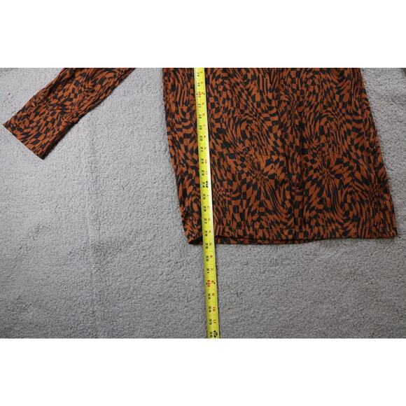 Free People x REVOLVE Jacket Blouse Small Beatrice Brown Leopard Print - Picture 6 of 8